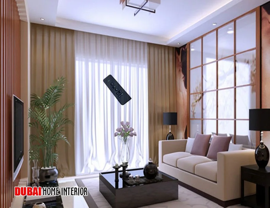Taj Furniture Motorized-Curtain